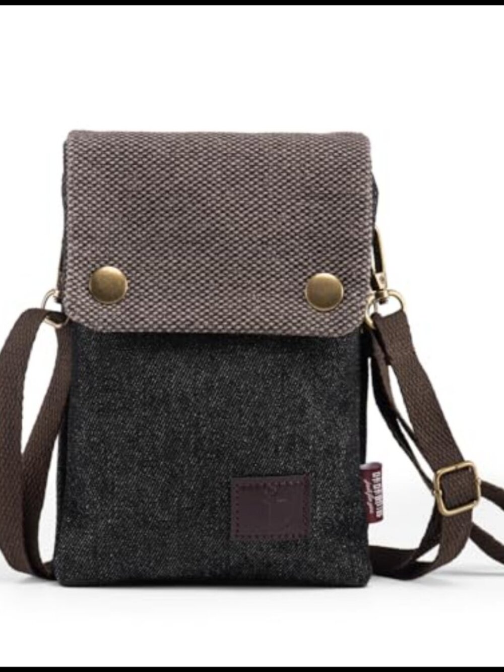 KATLOO Canvas Crossbody Phone Bag Wristlet Wallet